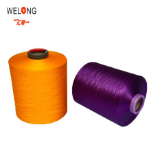 Recycled 150D/96F DTY polyester yarn SD NIM wholesale knitting yarn